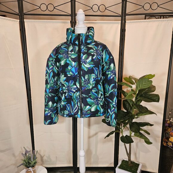 NWT Badgley Mischka puffer coat size large - Picture 1 of 12